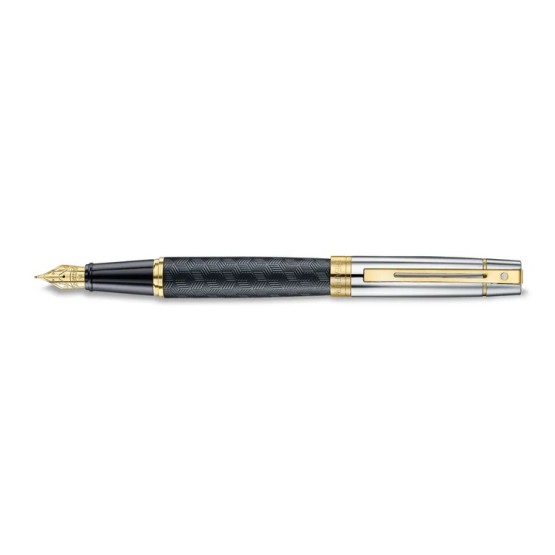 Pióro wieczne Sheaffer Gift Collection 300 Engraved Matt Black Gold PVD